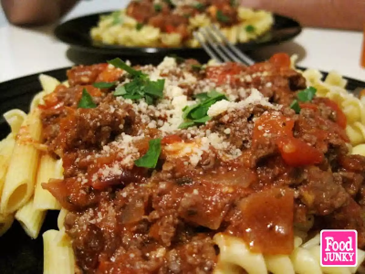 Salsa de tomate ahumada con carne - foto 3