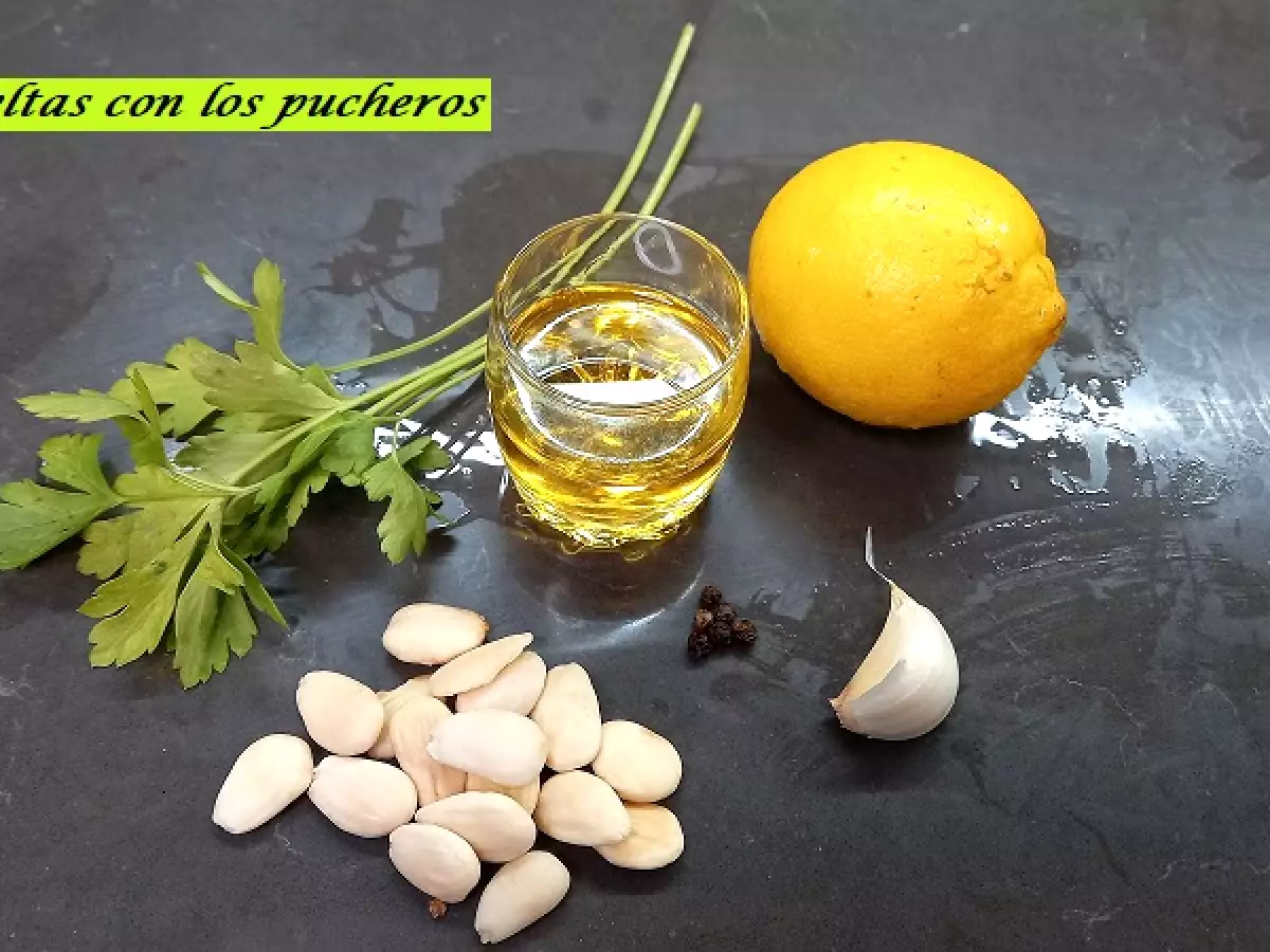 Salsa gremolata con almendras - foto 2