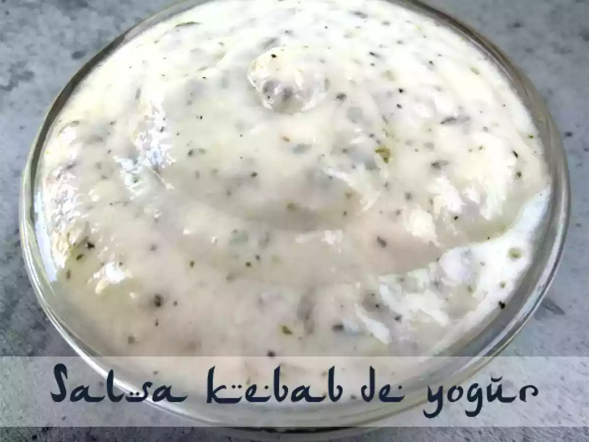 Salsa Kebab de yogur