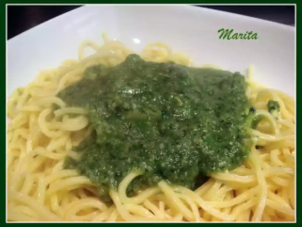 Salsa pesto para pasta (Thermomix) - foto 2