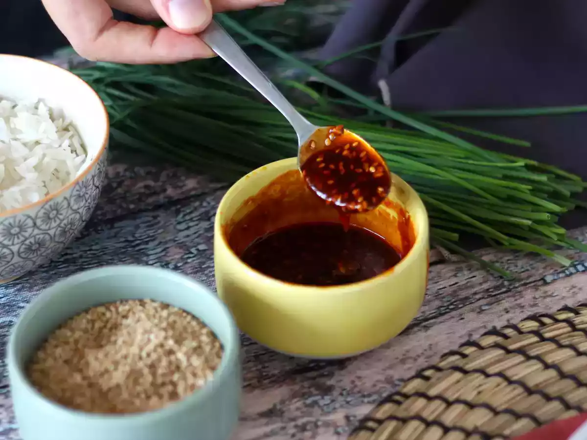 Salsa picante coreana con gochujang para Bibimbap - foto 3