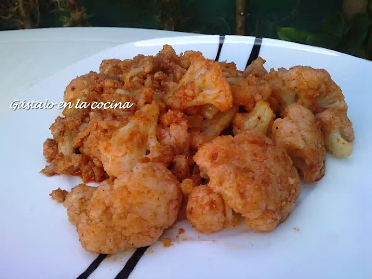 Salteado de coliflor con pimentón - foto 2