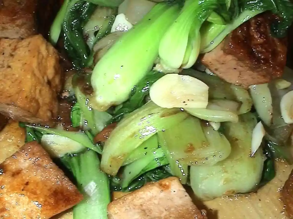 Salteado de Pak Choy y Tofu - foto 3