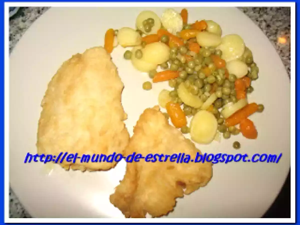 Salteado de Patatas, Zanahorias y Guisantes