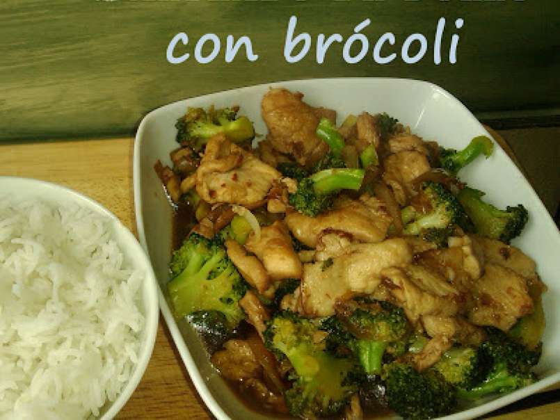Salteado de pollo con brócoli, receta china, foto 2