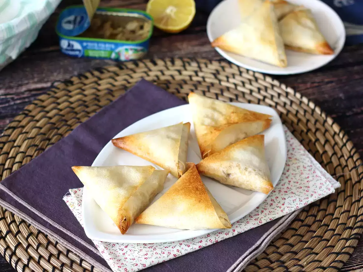 Samosas de caballa y queso crema - foto 4