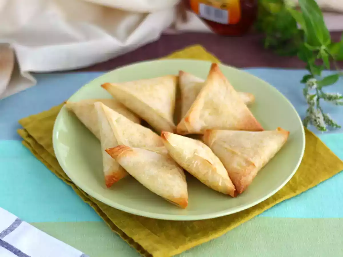 Samosas de queso de cabra y miel - foto 3