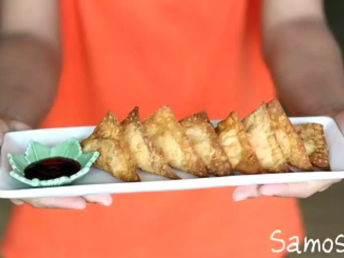Samosas rellenas con sabor a la India