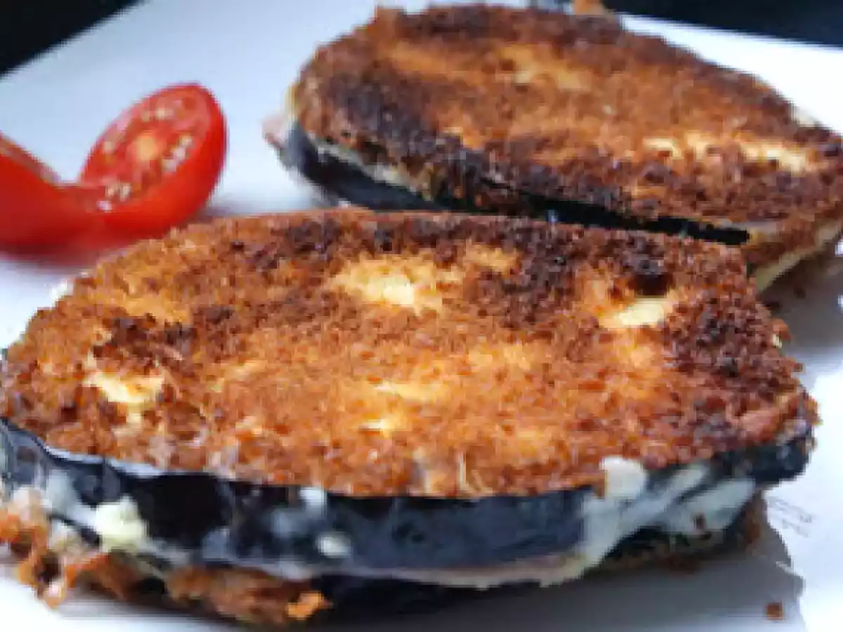 San jacobos de berenjenas con queso