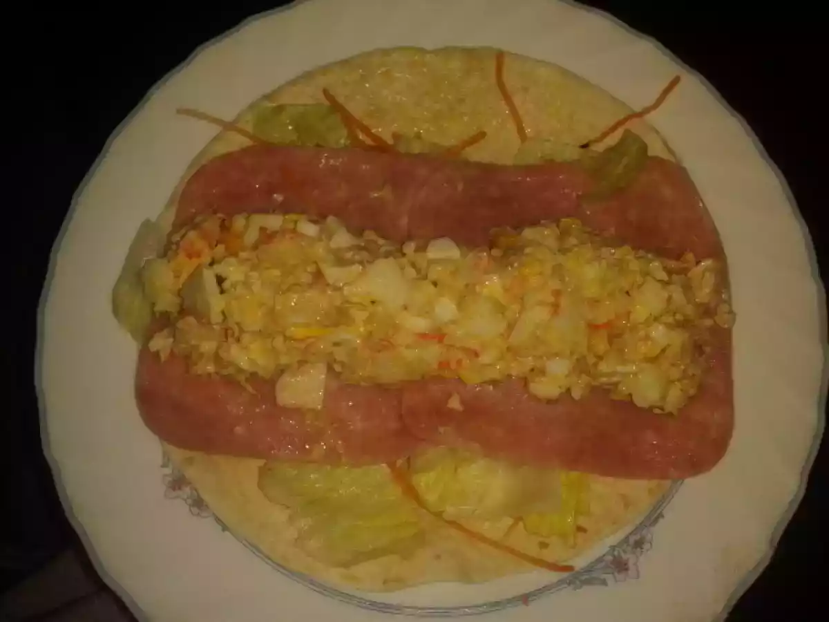 Sandwich de cangrejo