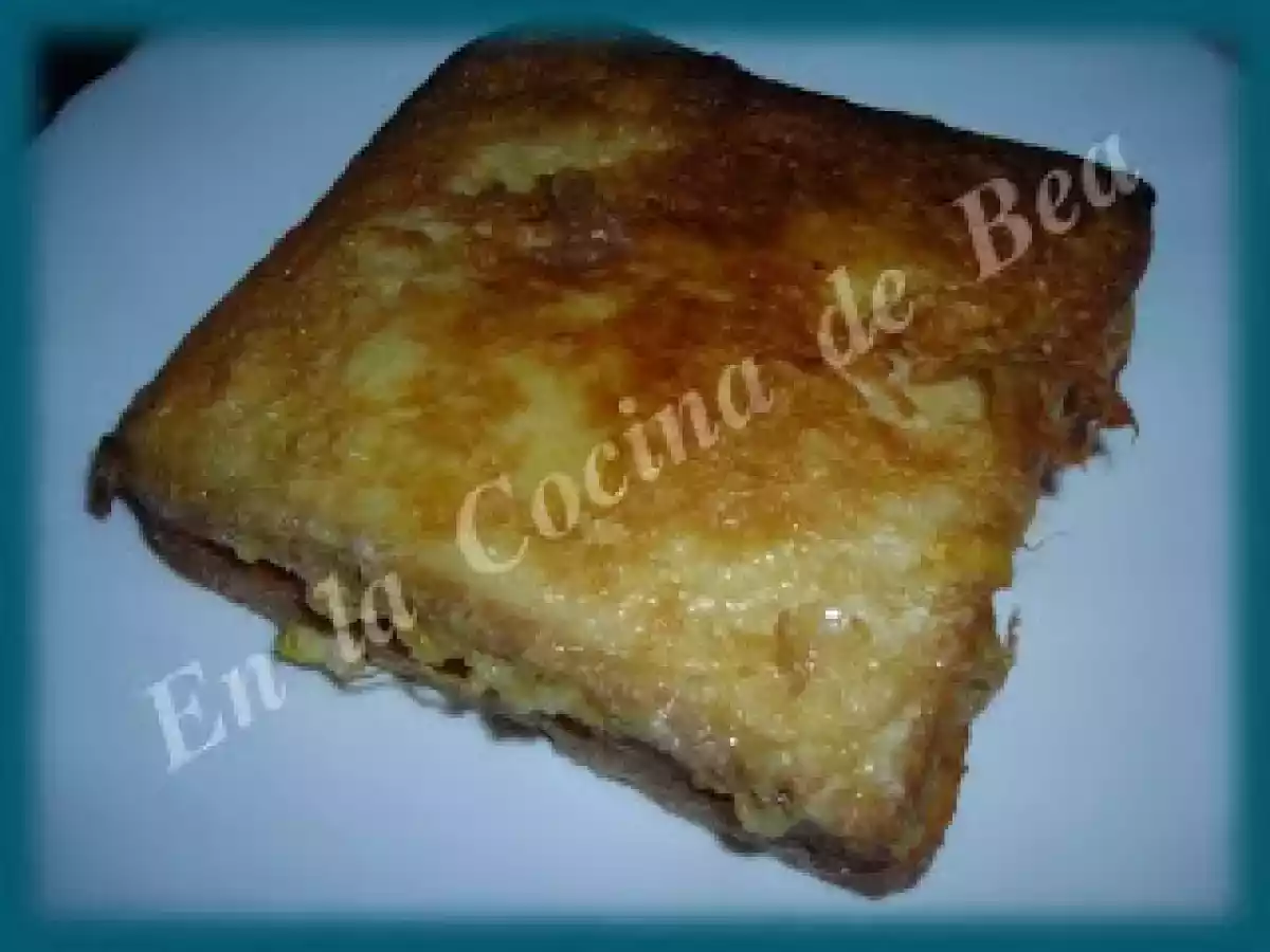 Sandwich de lacón y queso rebozado - foto 2