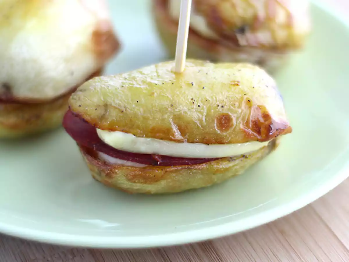 Sandwich de patata y queso raclette - foto 2