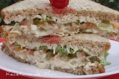 Sandwich de pollo - Receta Petitchef