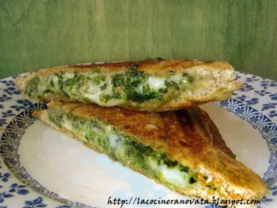 Sandwich de queso de bombay, comida callejera india