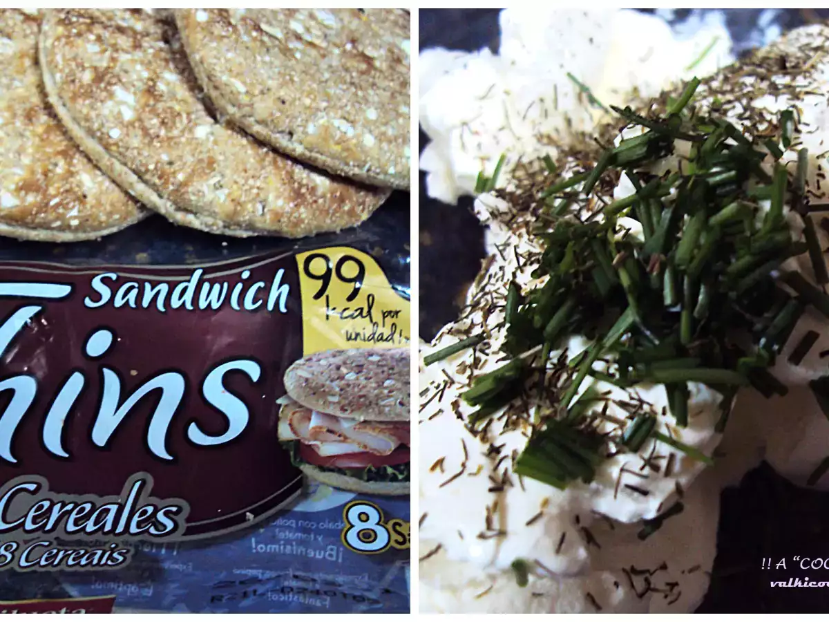 Sandwich de salmón con aguacate y crema de queso - foto 2