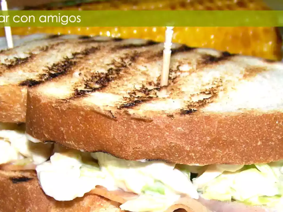 Sandwich especial de pollo