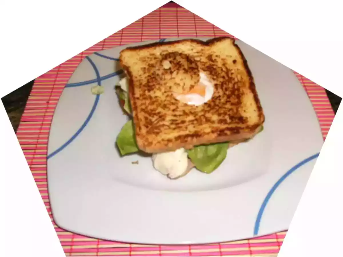 SANDWICH VEGETAL CON HUEVO