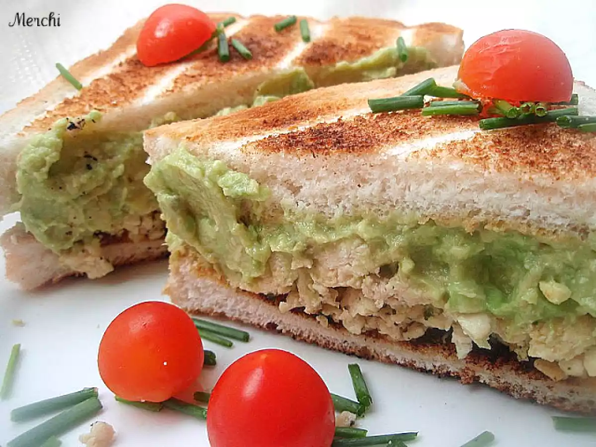 Sandwiches de pollo y aguacate - foto 3