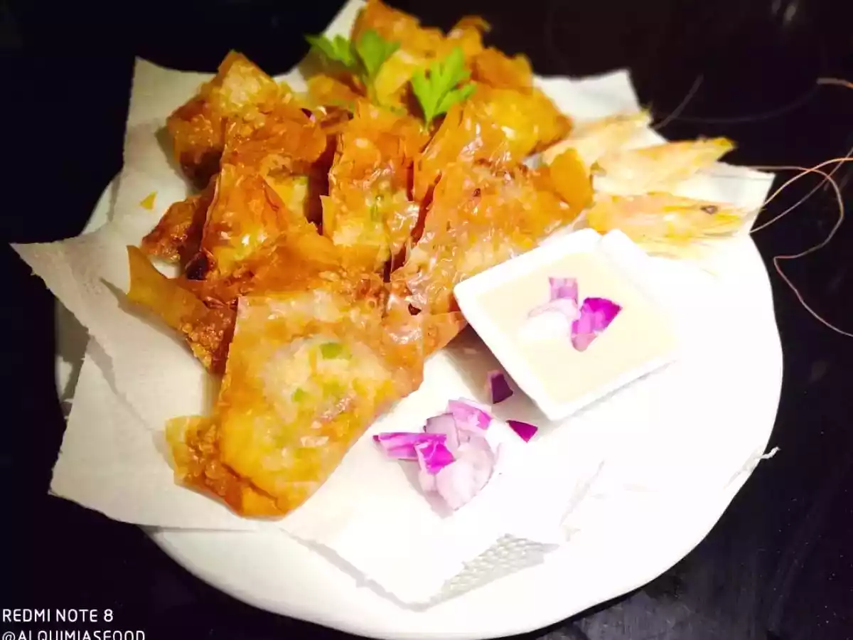 Saquitos de Langostinos