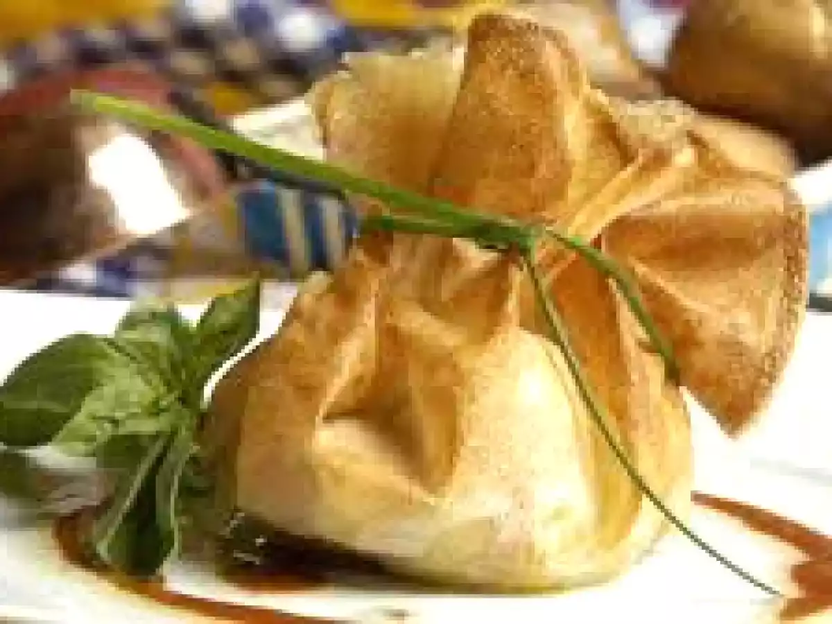 Saquitos de manzana y canela