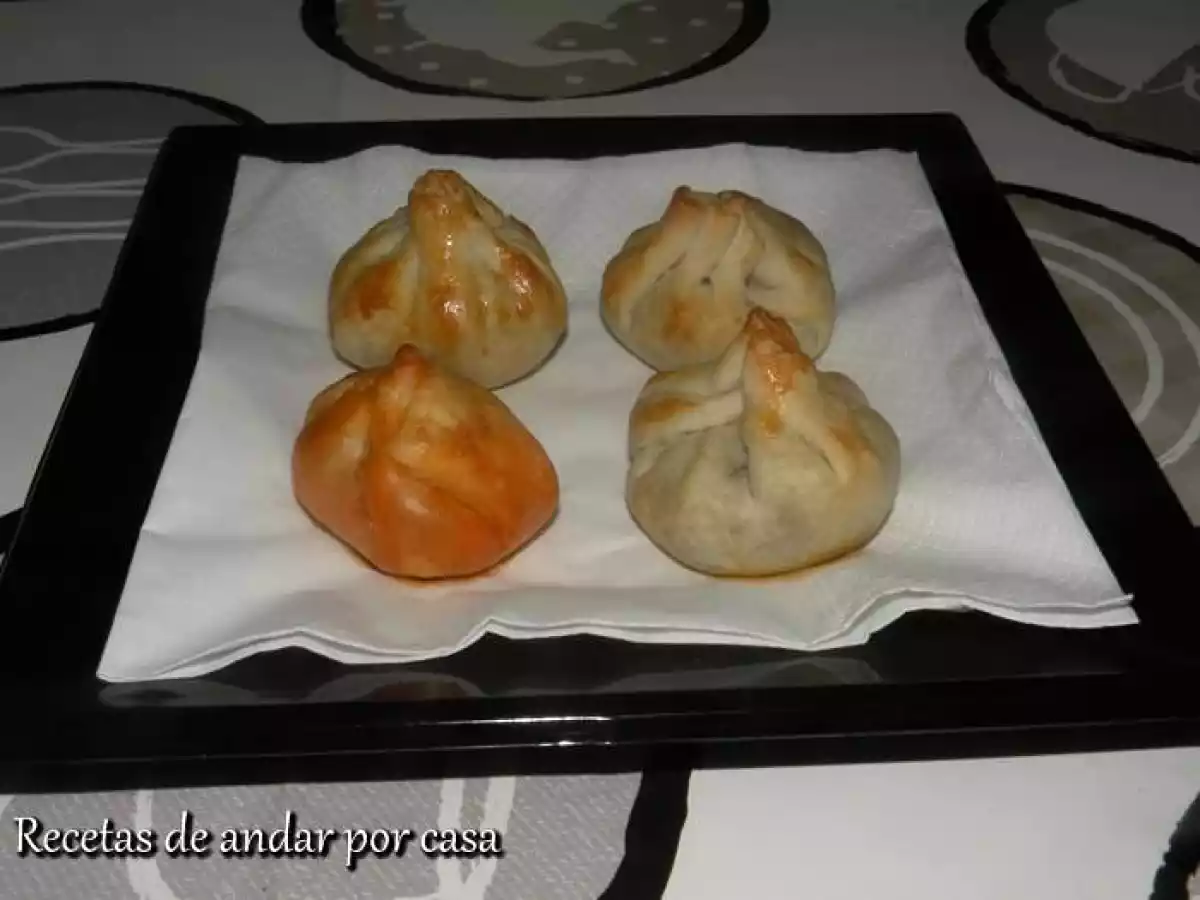 Saquitos de morcilla y sobrasada