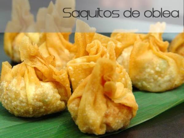 Saquitos de oblea