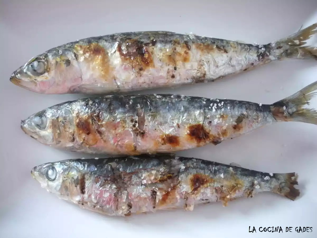 Sardinas asadas a la barbacoa