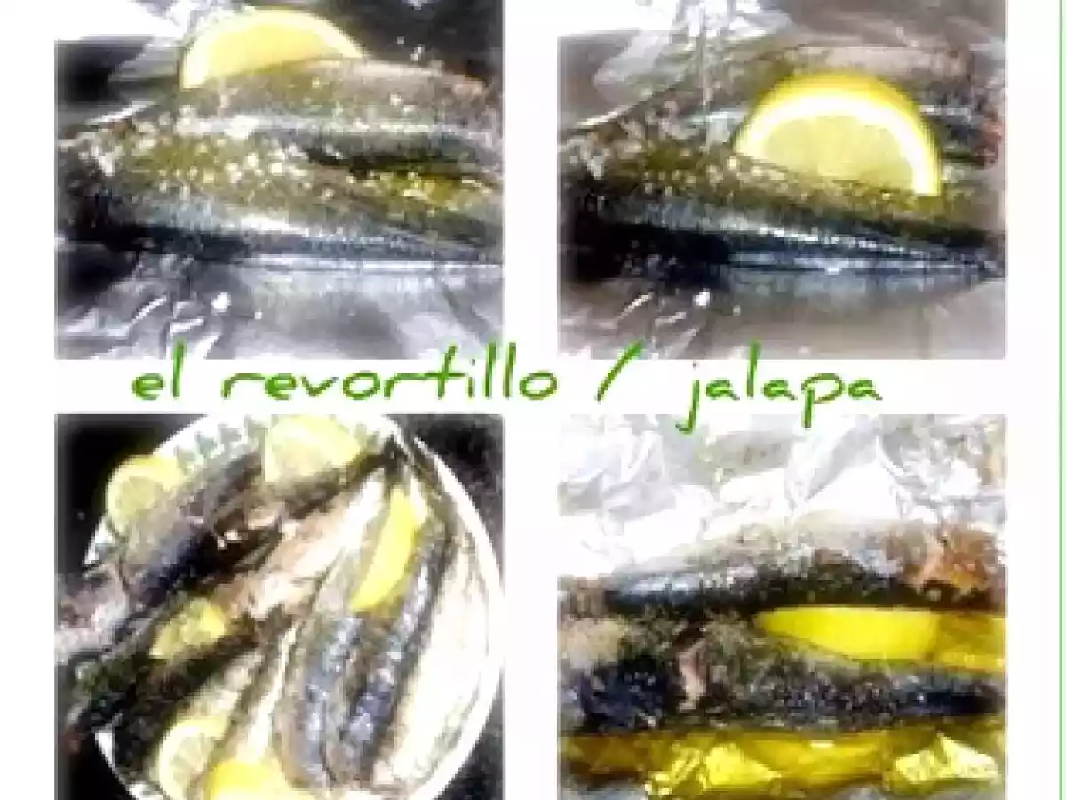 SARDINAS EN PAPILLOT AL LIMON