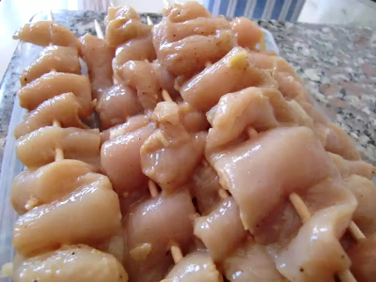 Satay de pollo con salsa de cacahuetes - foto 4