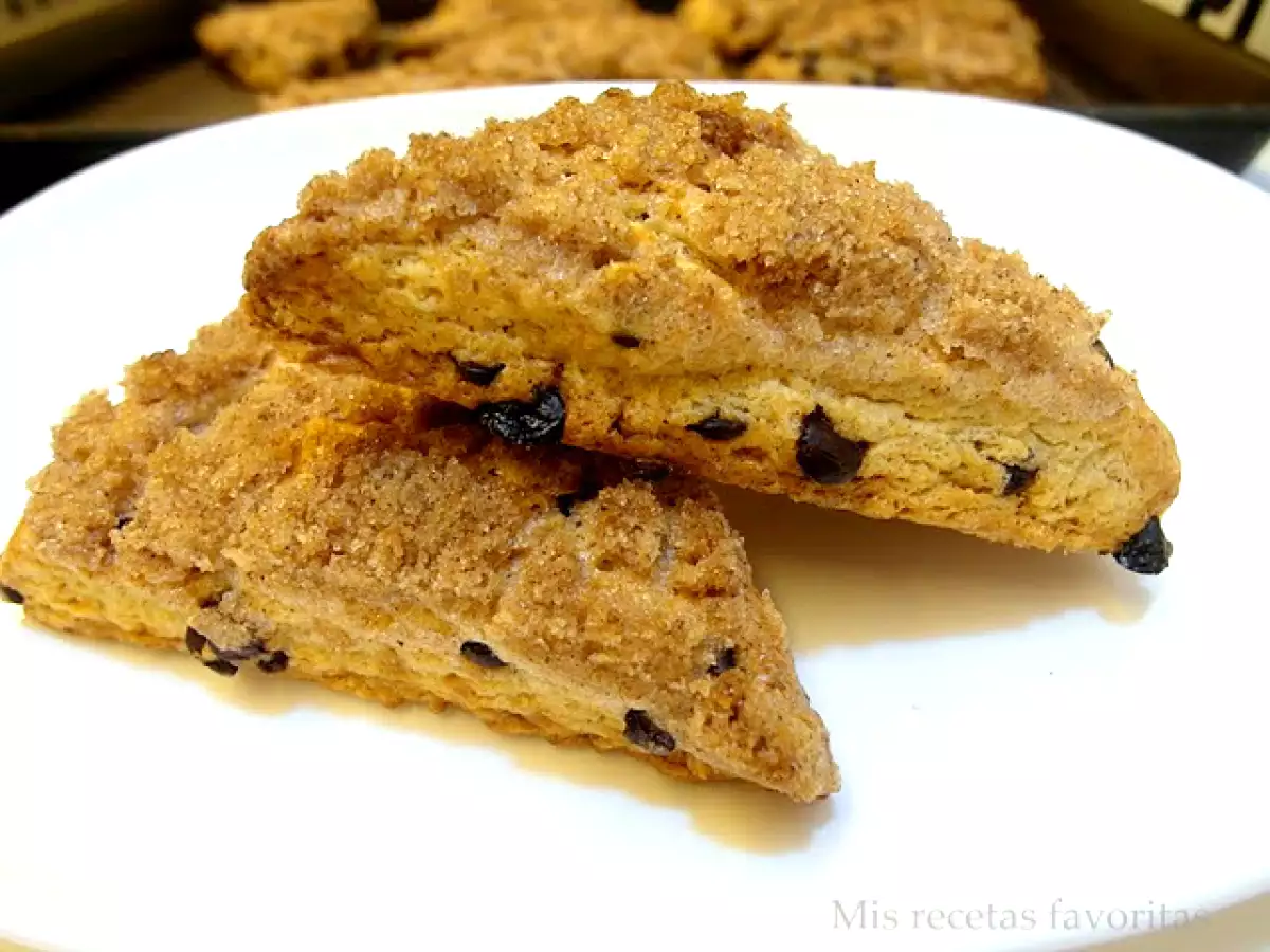 Scones de chocolate y canela - foto 3