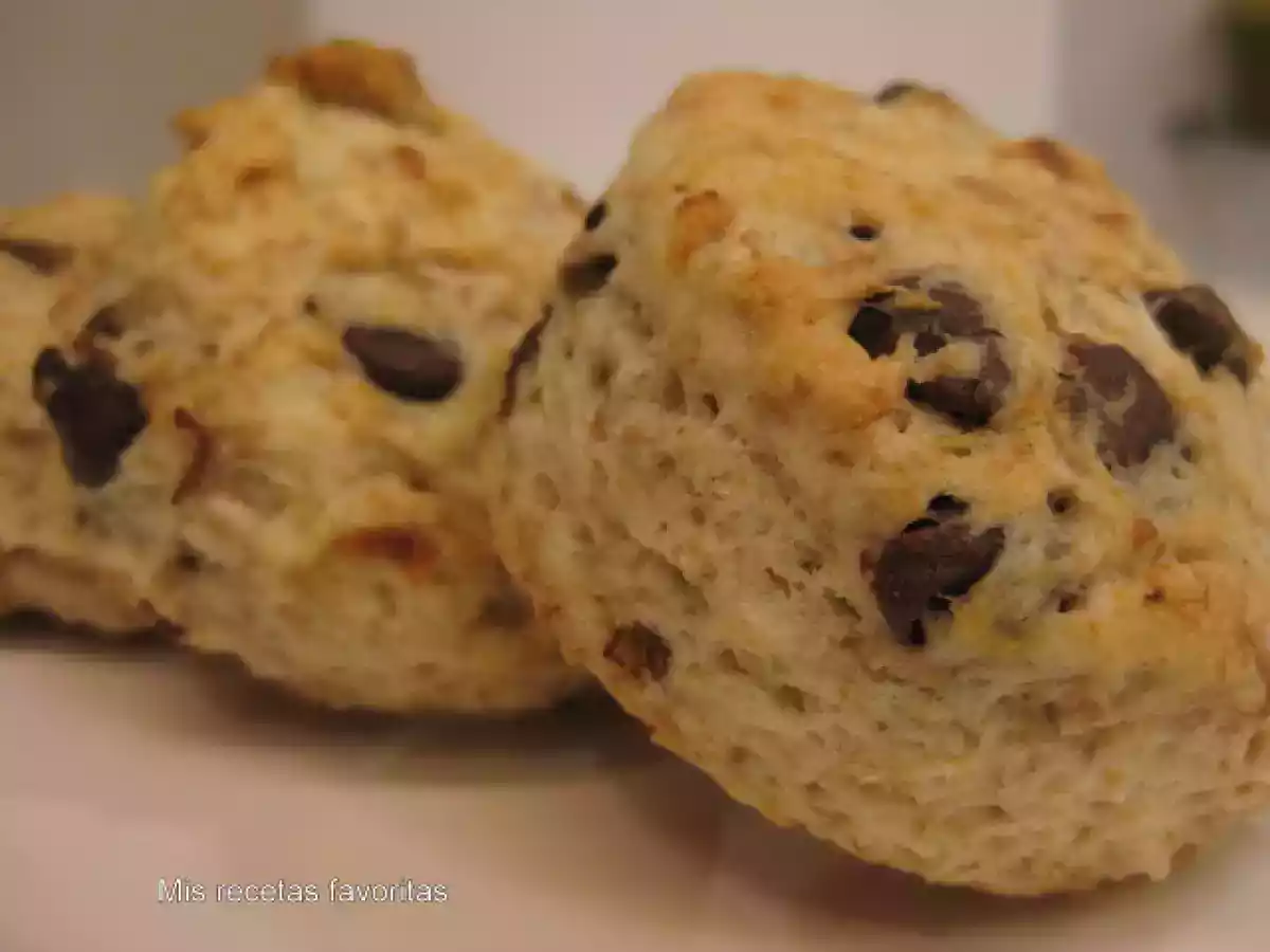 Scones de plátano y chocolate - foto 2
