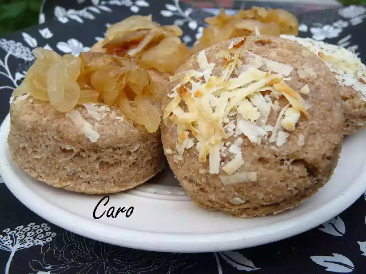 Scones integrales de queso