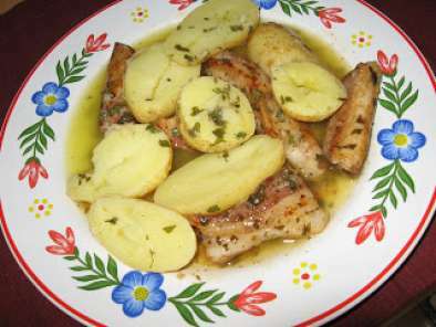 Secreto de Ibérico con Patatitas al Limón | Recetas de Cocina