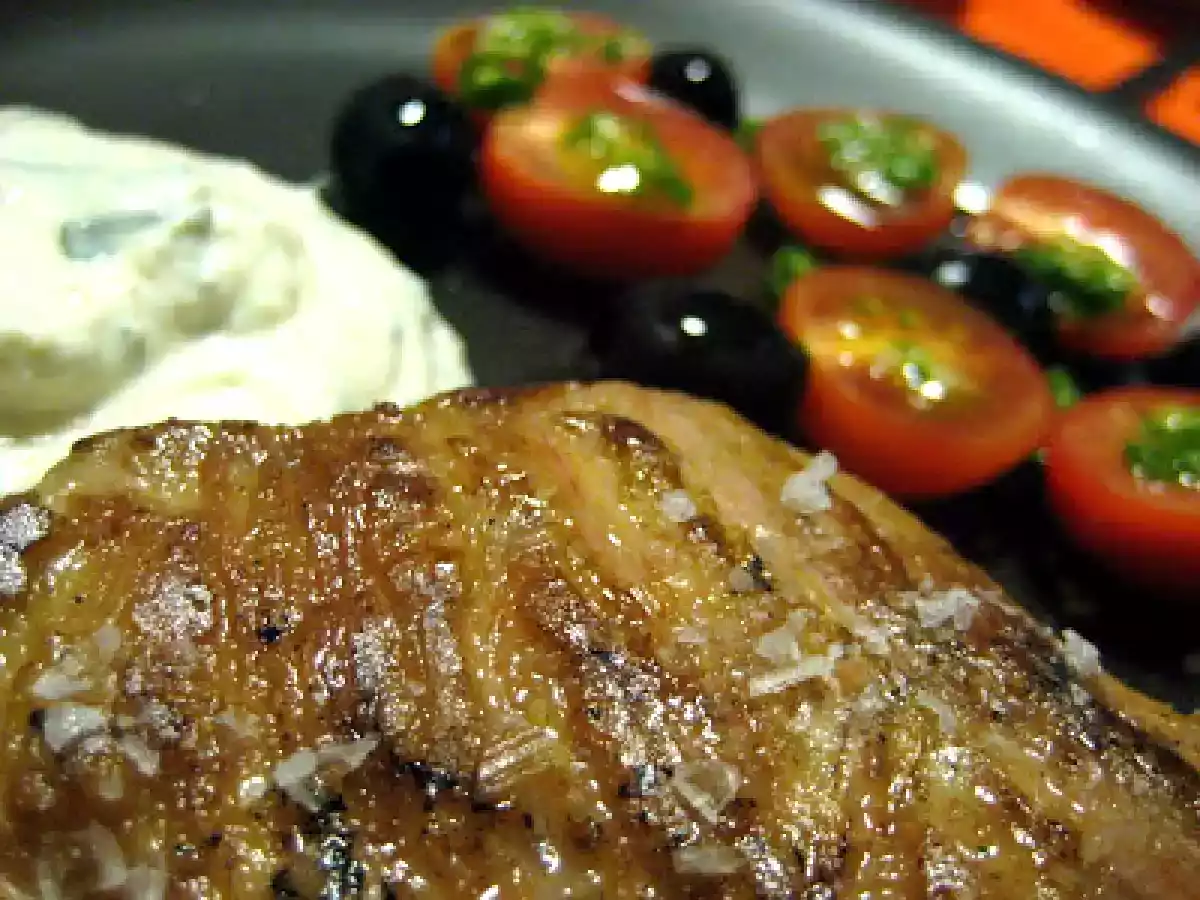 Secreto ibérico con crema de anacardos y petit suisse - foto 2