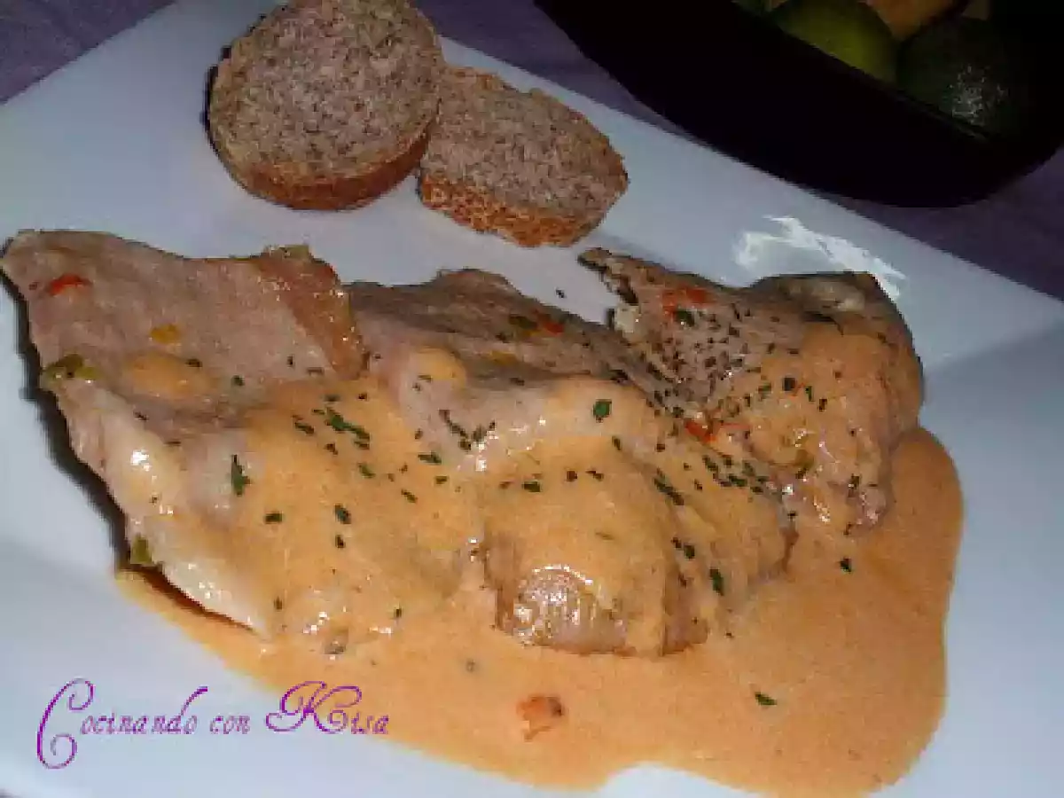 Secretos Ibericos en Salsa de Queso (fussioncook)