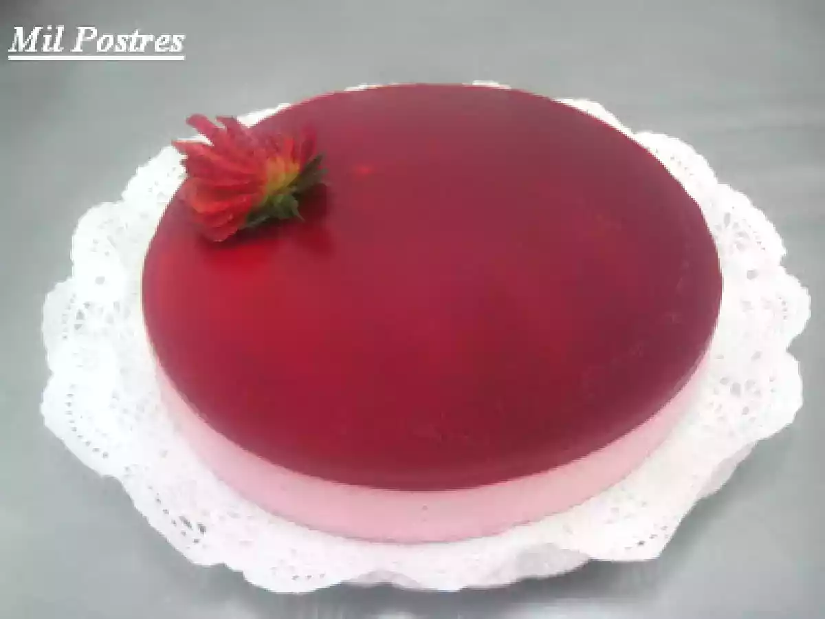 Semifrío de fresas