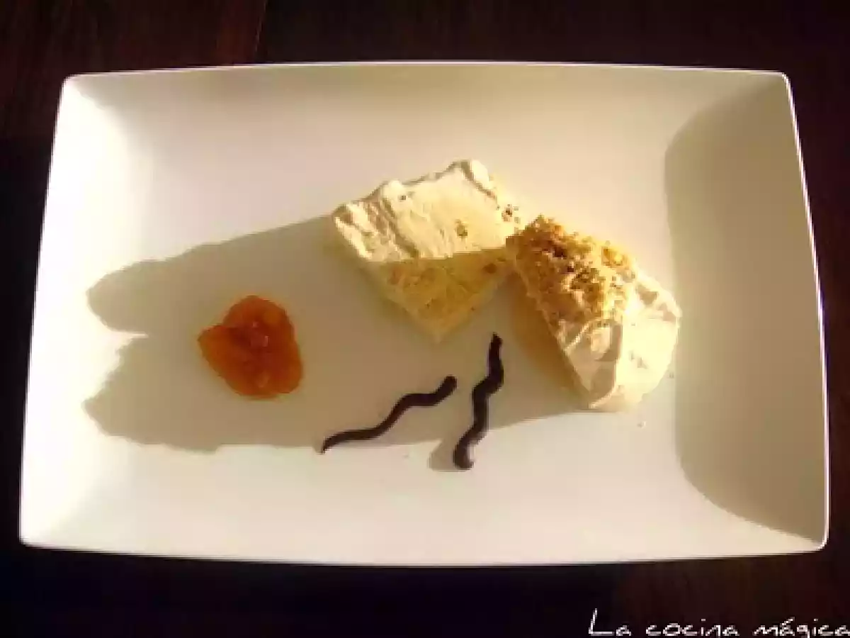 SEMIFRIO DE TURRON CON MERMELADA DE NARANJA DULCE - foto 3