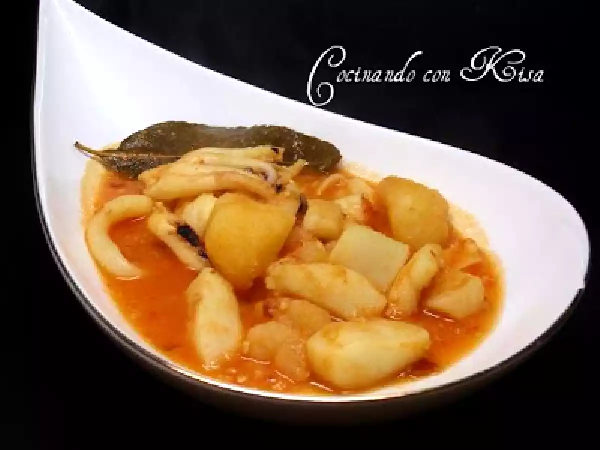 Sepia con patatas en salsa (fussioncook)
