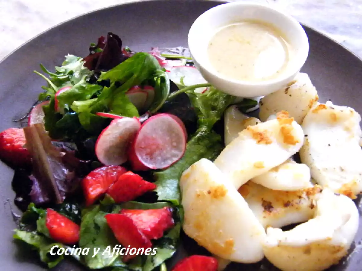 Sepia marinada a la plancha