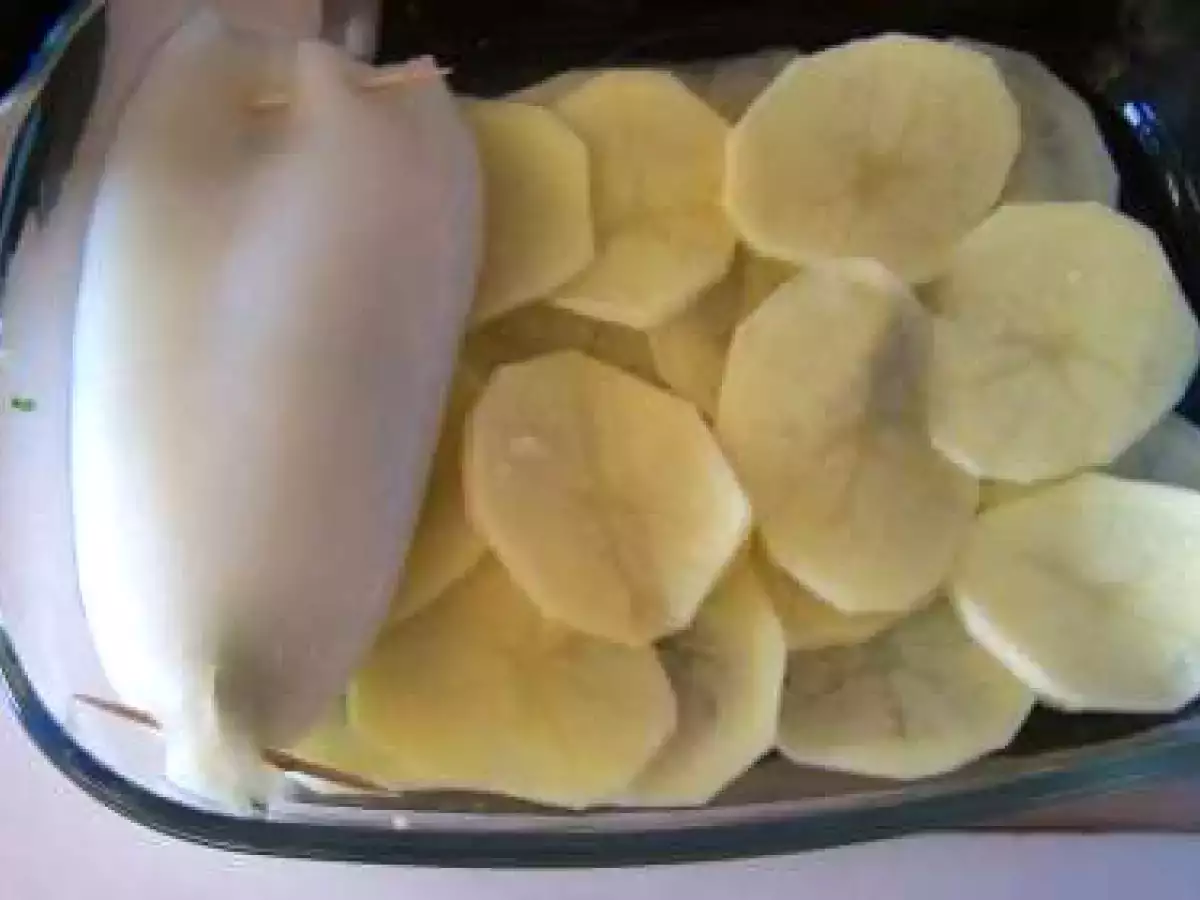 Seppie doppio ripieno al forno (Potas doble relleno al horno) - foto 3