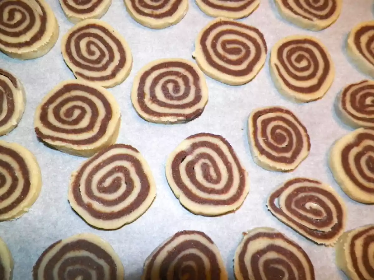 Serpentinas de chocolate.