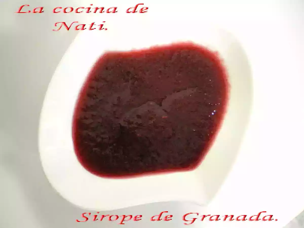 SIROPE DE GRANADA.