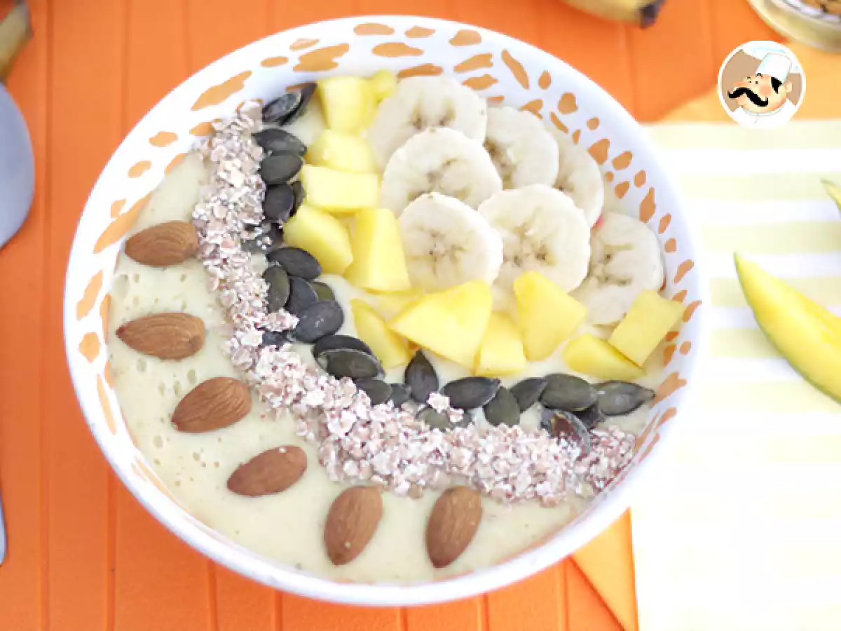 Smoothie bowl mango y plátano - foto 2