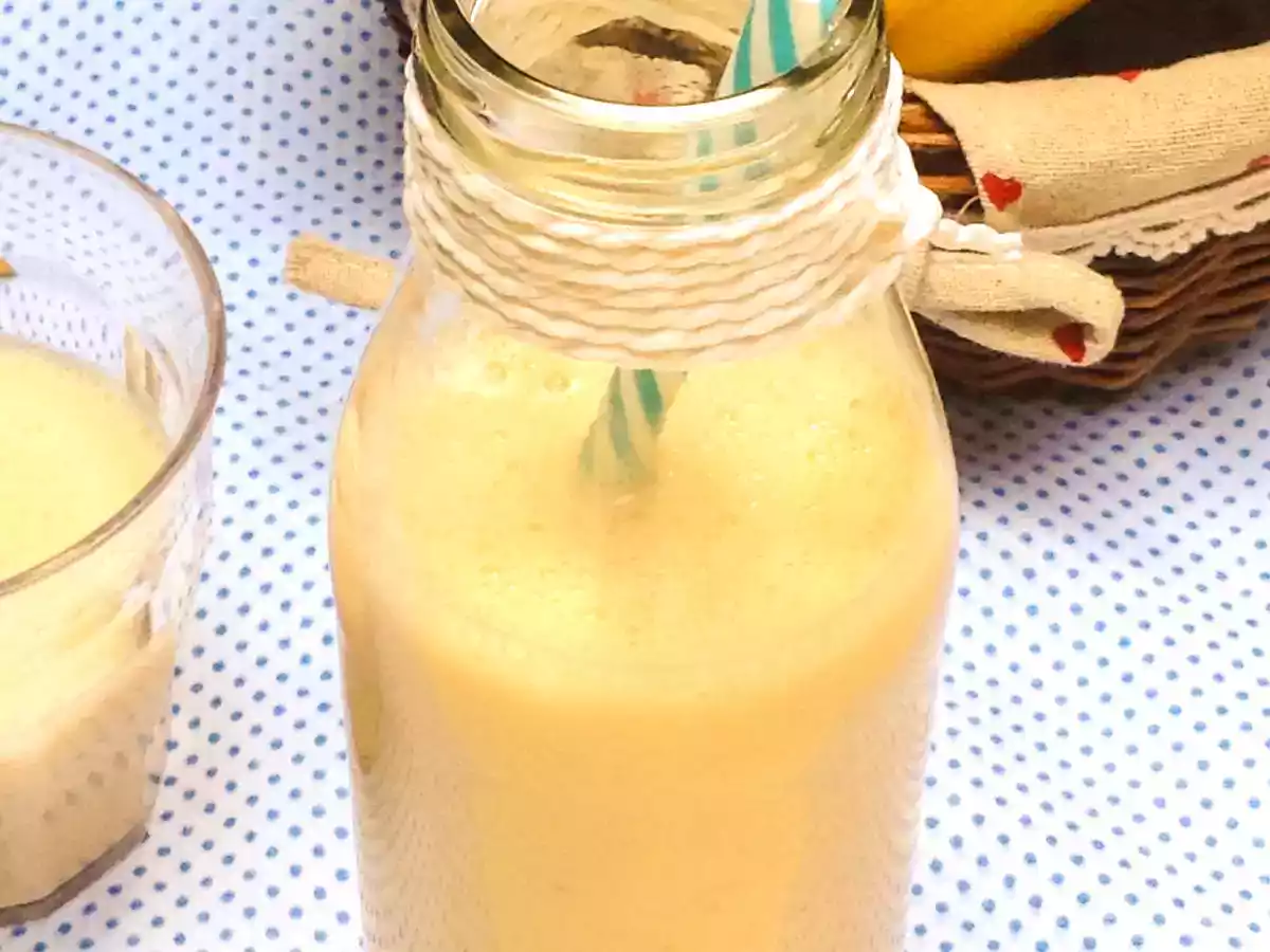 Smoothie de plátano y galleta