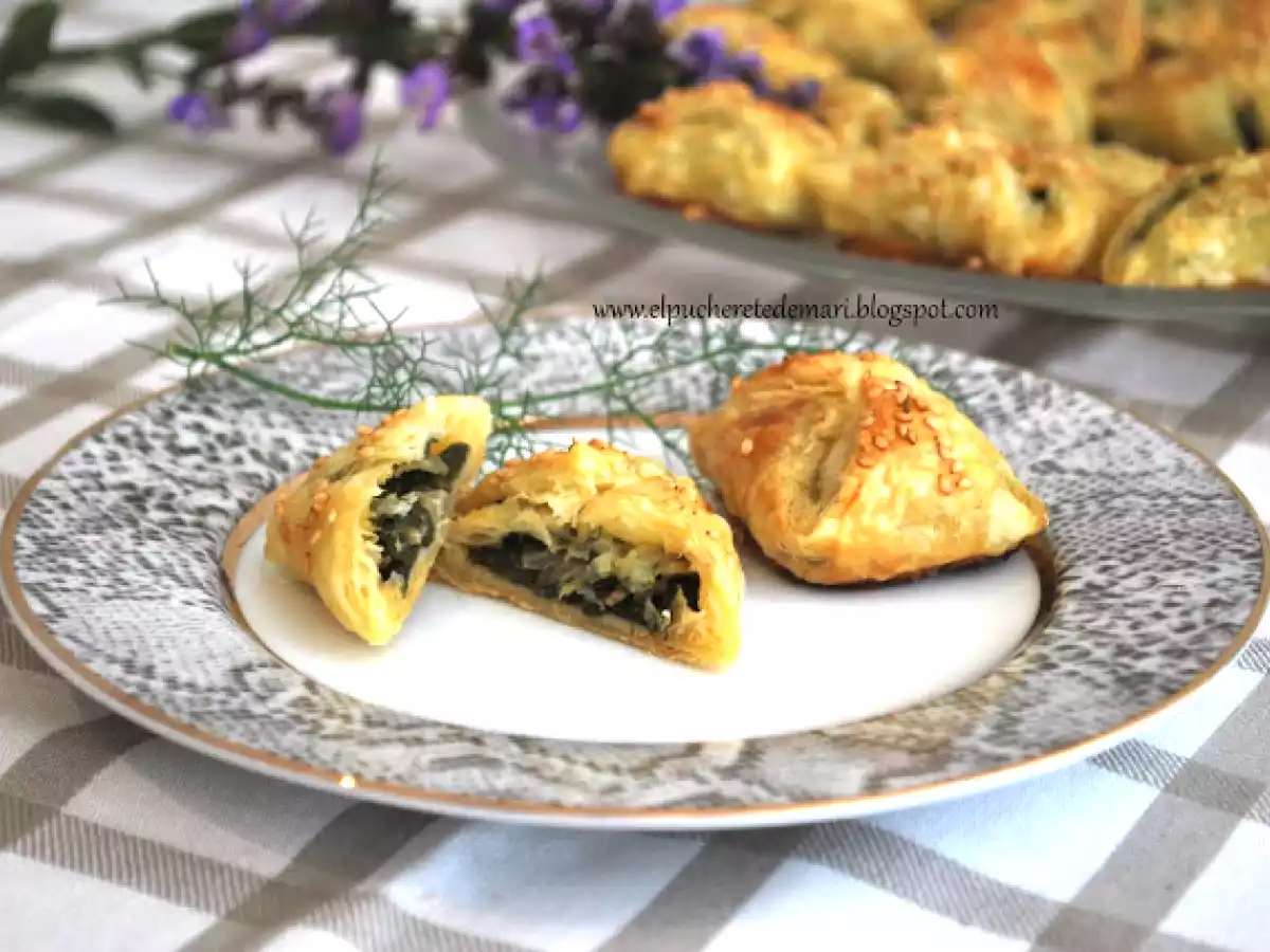 Sobrecitos de acelgas con bacon - foto 3