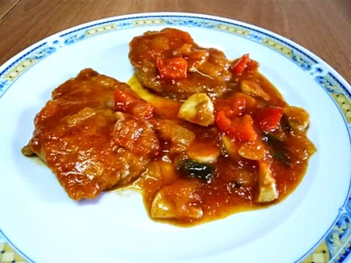 Solomillitos con tomate