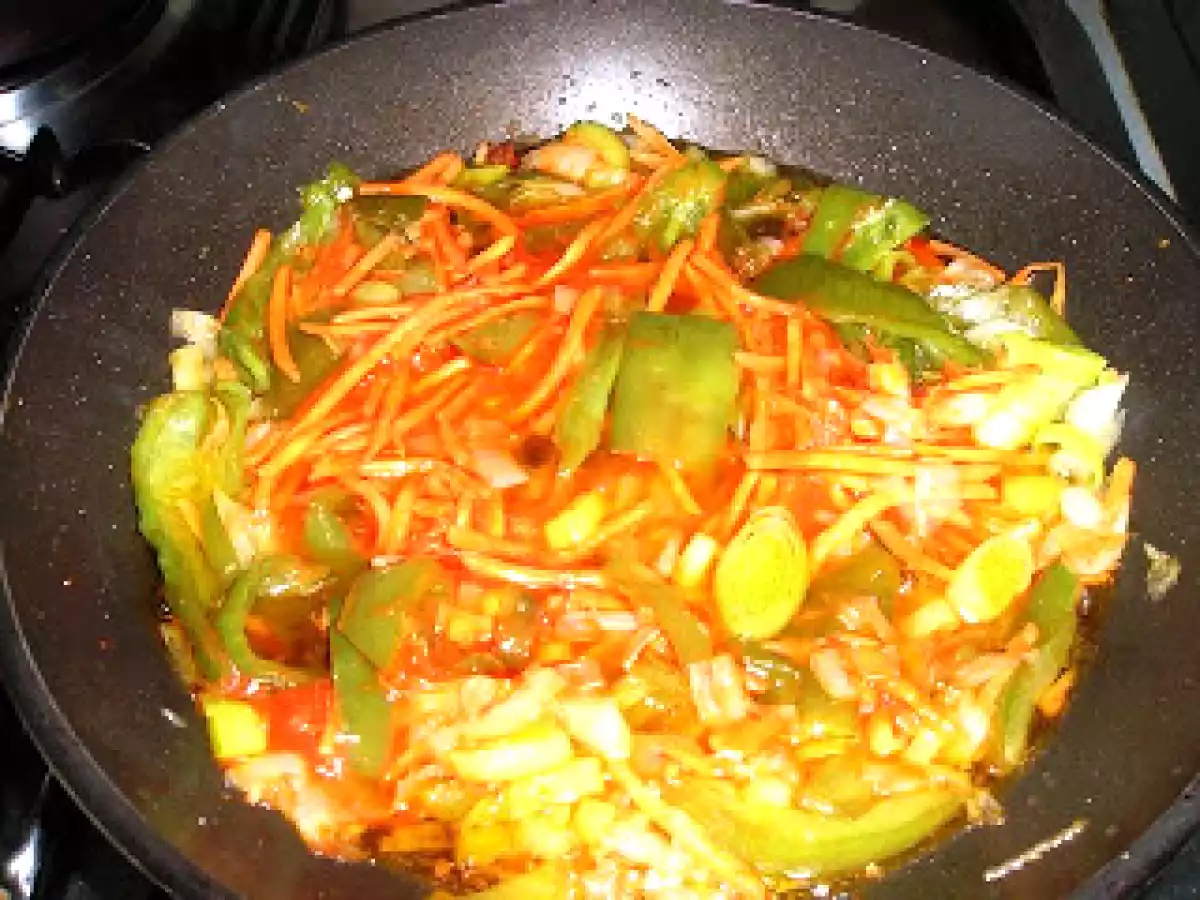Solomillo a la plancha con pochado de verduras
