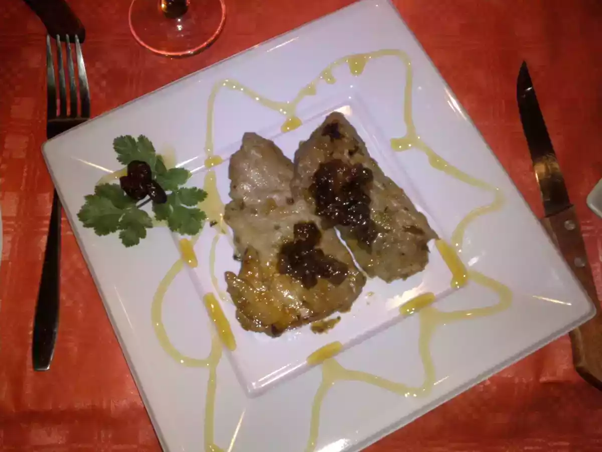 Solomillo caramelizado a la miel