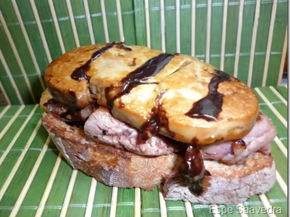 Solomillo con foie al chocolate - foto 2
