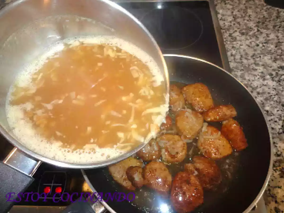 Solomillo con miel y cebolla de regreso - foto 6